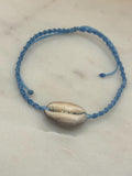 Handmade Macramé Seashell Anklet — Waterproof & Adjustable Beach Jewelry