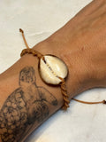 Macrame Seashell Bracelet - waterproof and adjustable - Beach Jewelry
