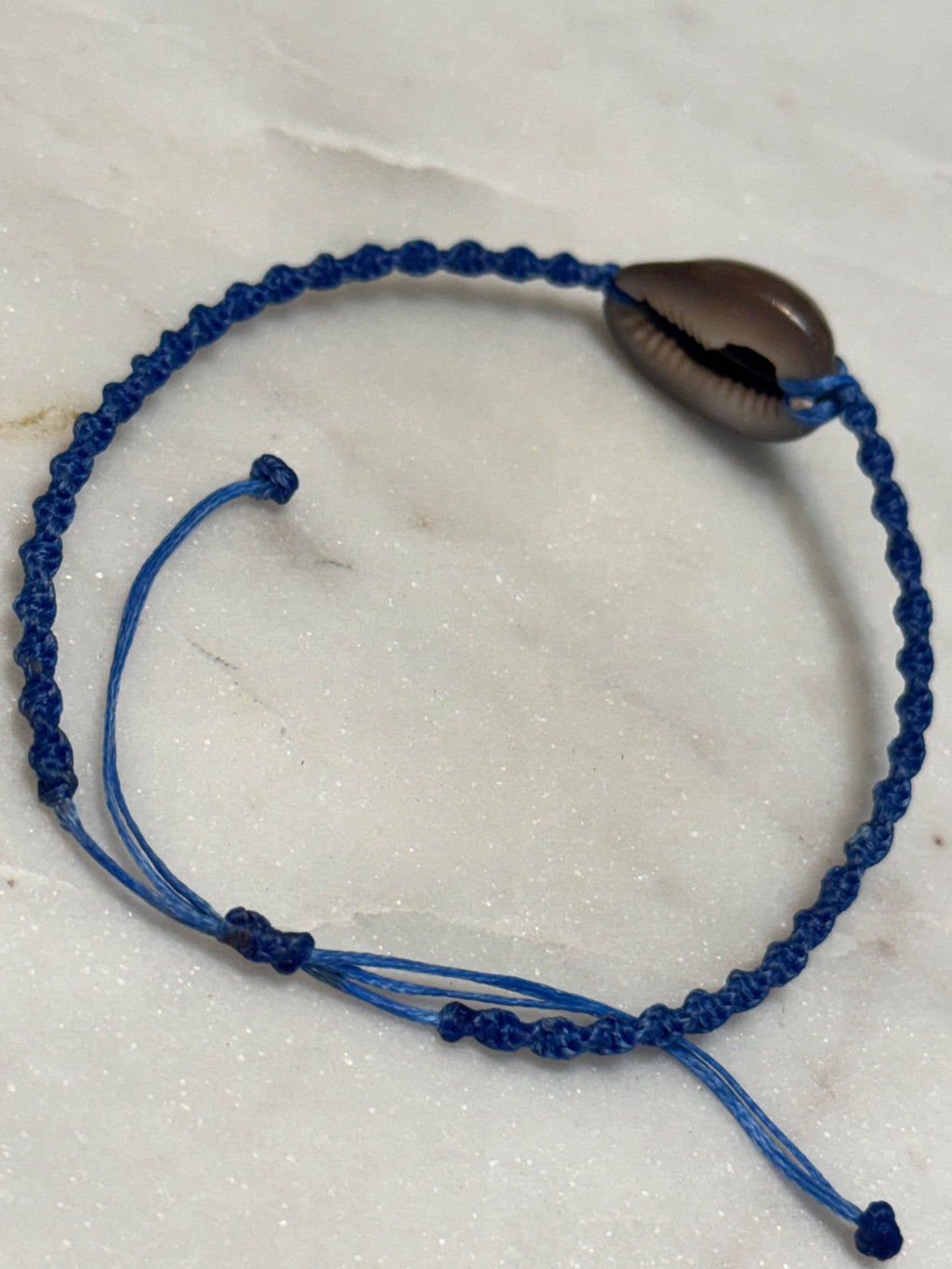 Handmade Macramé Seashell Anklet — Waterproof & Adjustable Beach Jewelry