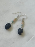 Sterling Silver Hawaiian Pipipi Nerite Shell Earrings - Beach Jewelry