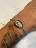 Macrame Seashell Bracelet - waterproof and adjustable - Beach Jewelry