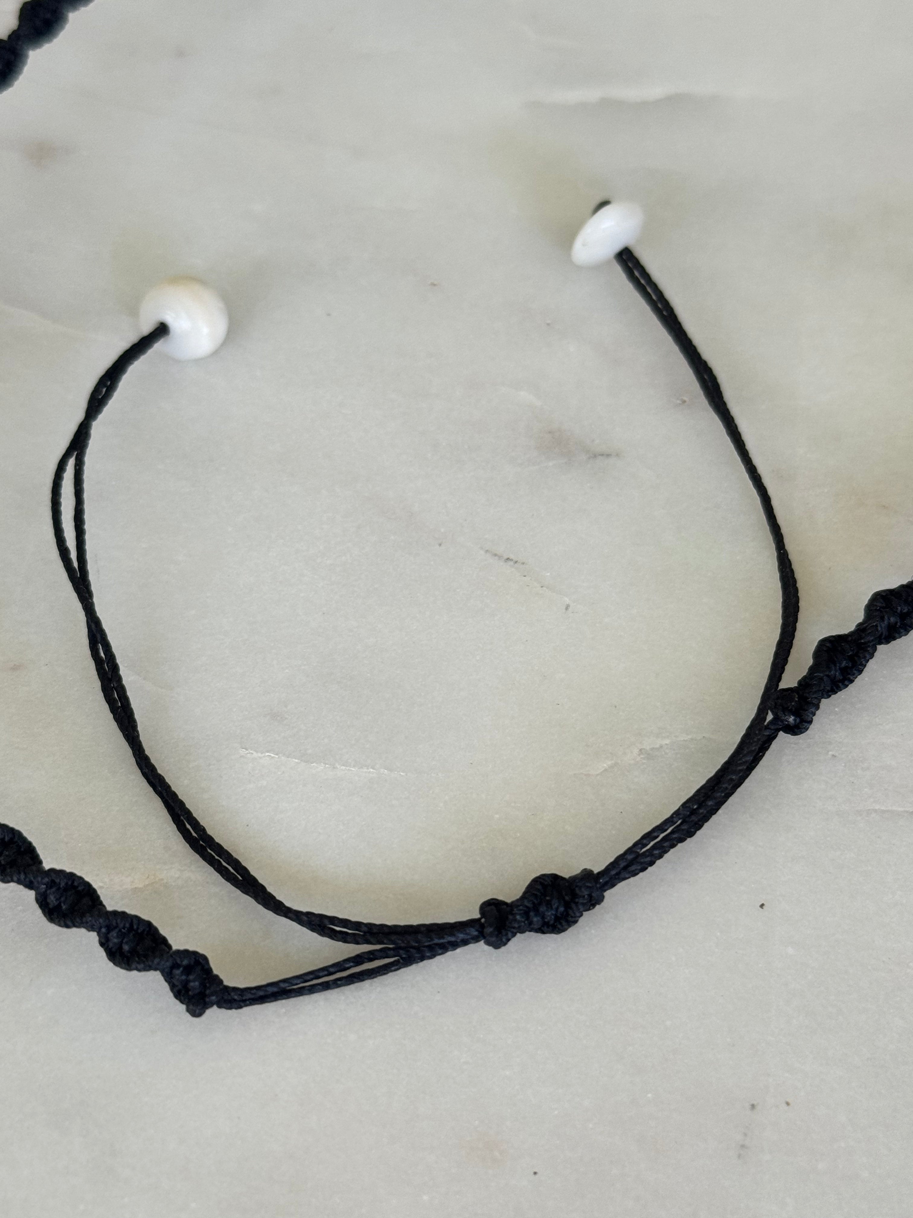 Koa Wood Necklace - Macrame - adjustable and waterproof