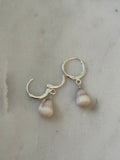 Sterling Silver Cone Shell Huggies - handmade in Hawaii - Beach Jewlery