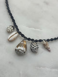 Macrame Seashell Charm Necklace - waterproof - made in Hawaii - Beach Jewlery