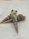 Sterling Silver Seaglass Bezel Ring - Size 5 - Handmade in Hawaii - Beach Jewelry