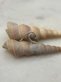 Sterling Silver Wave Ring - Beach Jewelry - Size 8