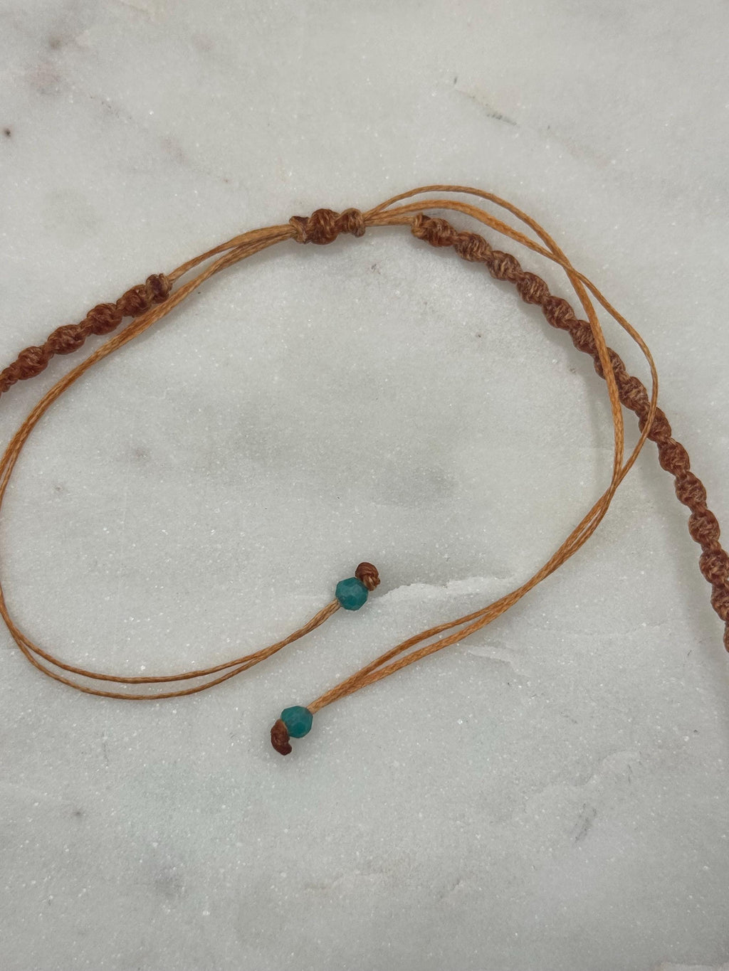 Macrame Seashell Charm Necklace - adjustable and waterproof - made in Hawaii